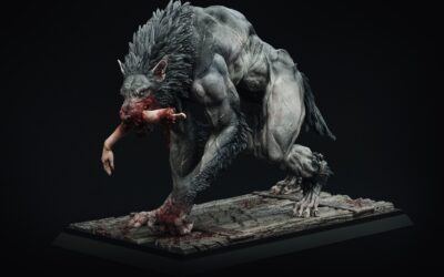 Werewolf 1/4 Scale Custom Statue