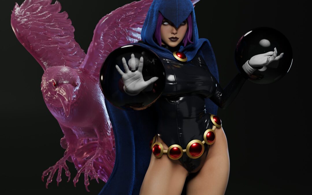 Dark Raven 1/4 Scale Custom Statue