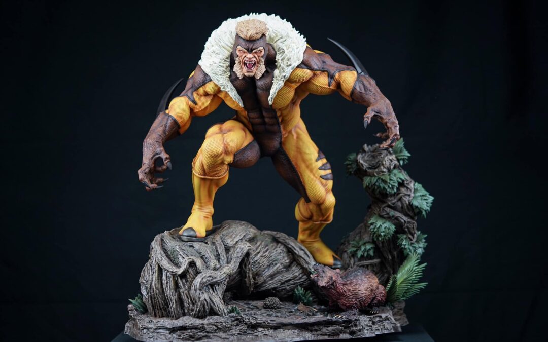 Sabretooth By Franco 1/4 Scale Custom Statue