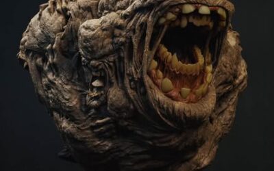 Clayface Bust 1/4 Scale Custom Statue
