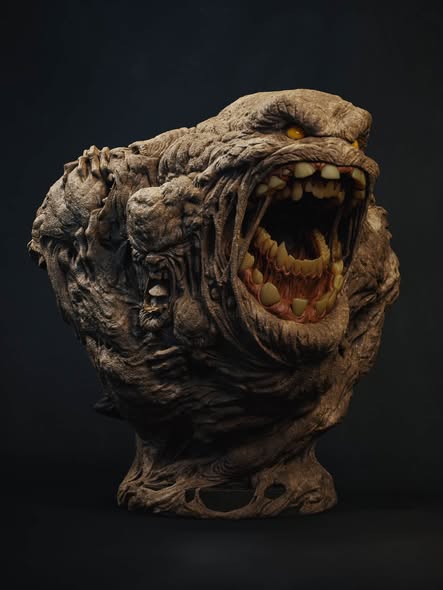 Clayface Bust 1/4 Scale Custom Statue